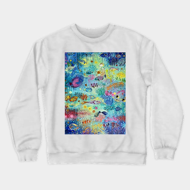 Coral Reef Crewneck Sweatshirt by MagaliModoux